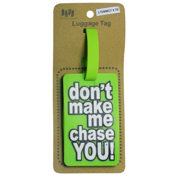 Jags Silicone Luggage Tag | Don't Make Me Chase You - Image 3