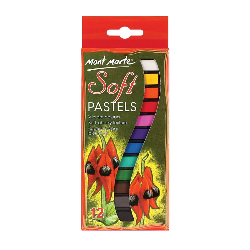 Mont Marte Soft Pastels -12shades