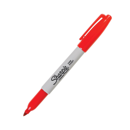 Permanent Red Marker