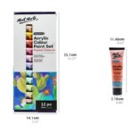 Mont Marte Acrylic Colour Pastel Paint Set Signature 12pc x 36ml - Image 2