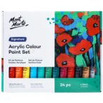 Mont Marte Signature Acrylic Colour Paint Set 24pcsx36ml - Image 2