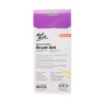 Mont Marte Natural Hair Rounf & Angle Combo Brush Set 13 - Image 2