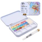 Mont Marte Metallic Watercolour Cake Set in Tin Premium 21 pcs.