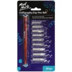 Mont Marte Calligraphy Dip Pen Set 10pc