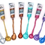 Mont Marte Metallic Acrylic Paint Set 8pc x 36ml - Image 5