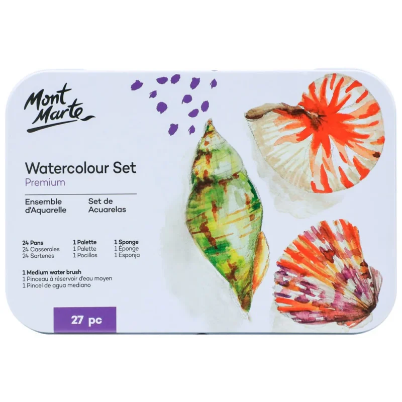Mont marte Watercolour Paint Set Premium 27pc x 36ml