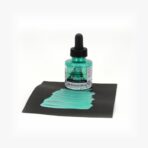 Dr. Ph. Martin's Iridescent Calligraphy Colors Paint - 30 ML Bottle - Metallic Green (23R)