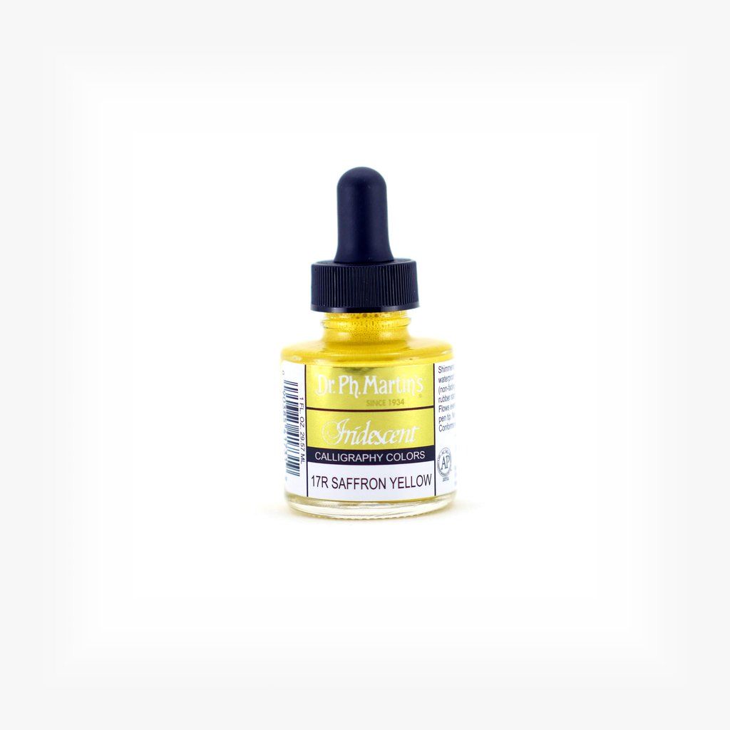 Dr. Ph Martin`s Iridescent Calligraphy Colors Saffron Yellow 30 ML Dr. Ph Martin`s Iridescent Calligraphy Colors Saffron Yellow 30 ML