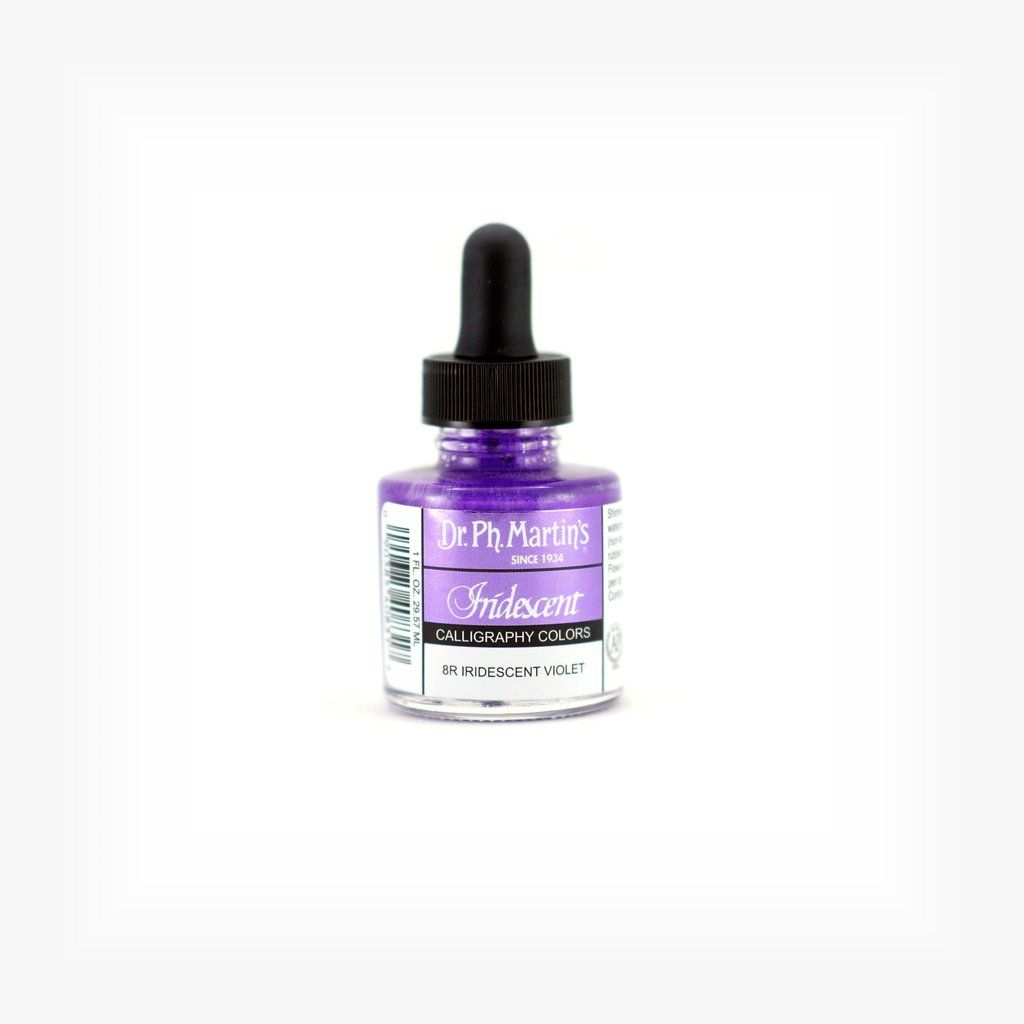 Dr. Ph. Martin's Iridescent Calligraphy Colors Paint - 30 ML Bottle - Iridescent Violet (8R) Dr. Ph. Martin's Iridescent Calligraphy Colors Paint - 30 ML Bottle - Iridescent Violet (8R)
