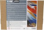 Pebeo Setasilk Water-Based Fabric Paint for Silk – 10 Vibrant Colors (45ml) with Brush