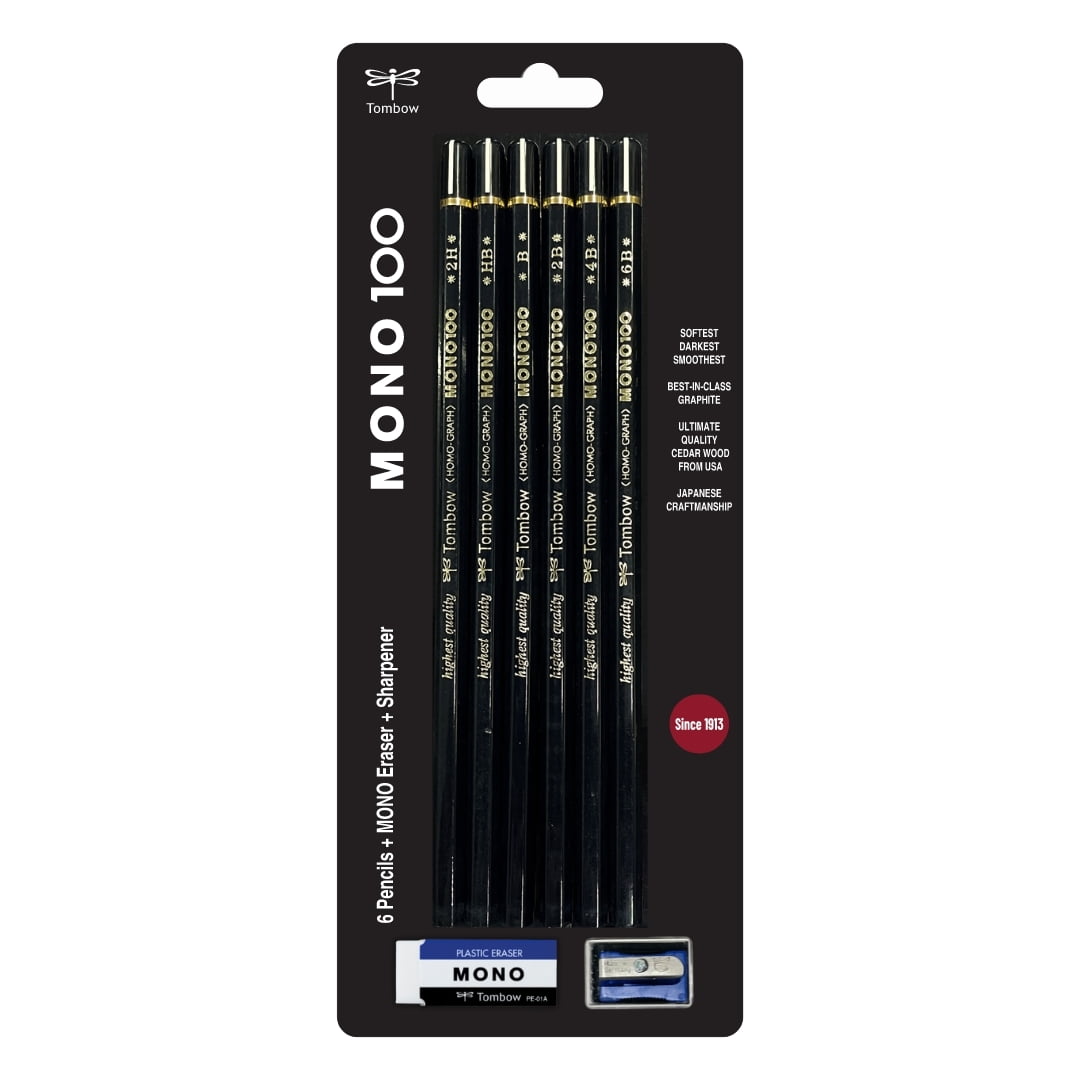 1400x1400 Tombow Mono 100 Graphite Drawing Set