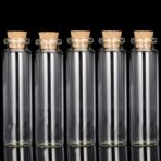 Glass Message Bottle 5 Pcs Set (20x80mm)