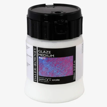 DALER & ROWNEY ACRYLIC MEDIUM GLAZE MEDIUM MATT 250 ML
