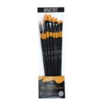 BRUSTRO Artists Gold Taklon Brushes Set of 08 & 10