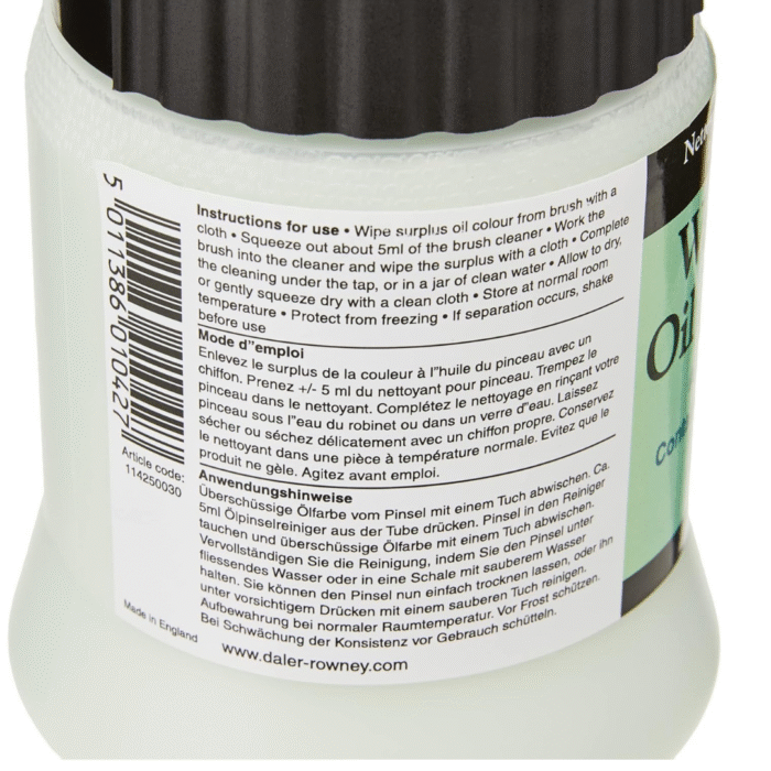 Daler-Rowney Water Washable Oil Brush Cleaner 250ml