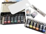 Doms amariz Artist's Acrylic Paints (12 Shades x 40ml Each)