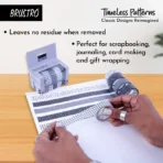 Brustro Timeless Patterns Washi Tapes (Set of 5 | 15mm x 5m)