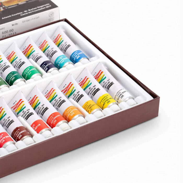 Camel Artist Oil Colour Set of 18 Shades – 9ml Tubes