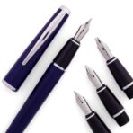Scrikss | Calligraphy | Pen Set | Blue | Medium, 1.1mm, 1.5mm, 2.3mm Nib