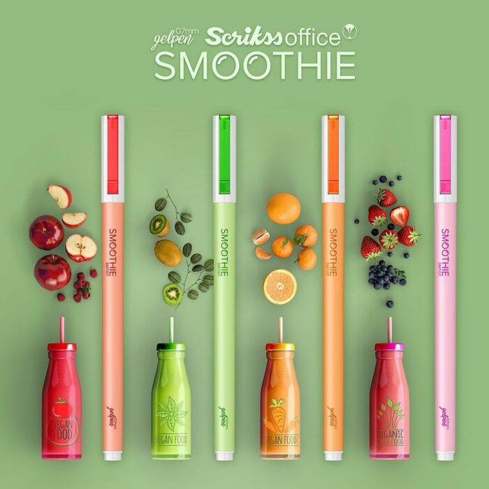 Scrikss | Smoothie Gel Pen | 0.7mm | Box Of 8