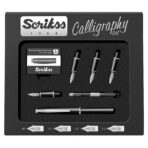Scrikss | Calligraphy | Pen Set | Black | Medium, 1.1mm, 1.5mm, 2.3mm Nib