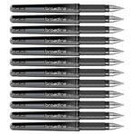 Scrikss | Office Broadline | 0.1mm | Gel Pen | Black | Pack Of 12