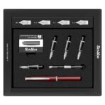 Scrikss | Calligraphy | Pen Set | Burgundy | Medium, 1.1mm, 1.5mm, 2.3mm Nib