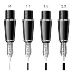 Scrikss | Calligraphy | Pen Set | Burgundy | Medium, 1.1mm, 1.5mm, 2.3mm Nib