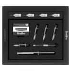 Scrikss | Calligraphy | Pen Set | Black | Medium, 1.1mm, 1.5mm, 2.3mm Nib