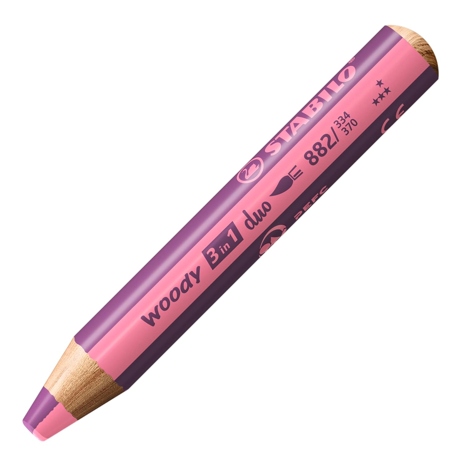 71rQzN-mtAL._SL1500_ Stabilo | Multi-Talented Pencil | Woody 3 In 1 Duo | Pink/Lilac | 1 Piece