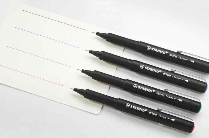 Stabilo | dr!ver Series | Premium Fineliner | 0.4mm | Fine | Pack of 1 | Black