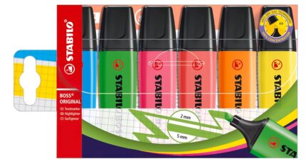 Stabilo | Boss | Highlighter | Wallet Of 6 Colors