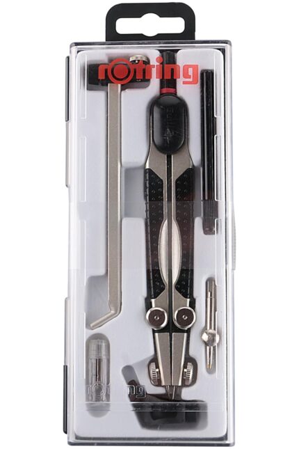Rotring | Compact Giant | Universal Compass | 6 Pieces