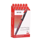 Scrikss | Np-68 | Needle Point Pen 0.5mm | Box Of 12 | Red