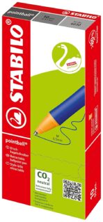 Stabilo | Pointball | Ballpoint Pen | Black | Pack Of 10