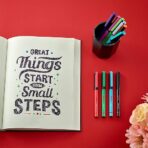 Rotring | Liner Fineliner Pens | Assorted Colours | Pack of 4 Pieces | 0.4mm