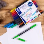 Staedtler Double-Ended Lettering Brush Pens