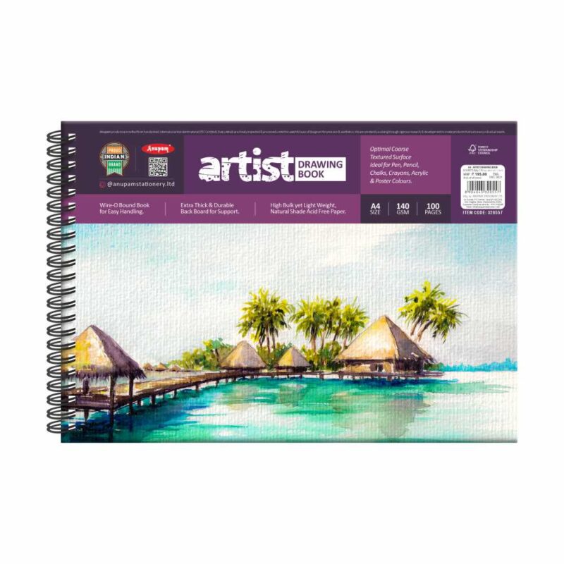 Anupam Artist Drawing Book – 140GSM
