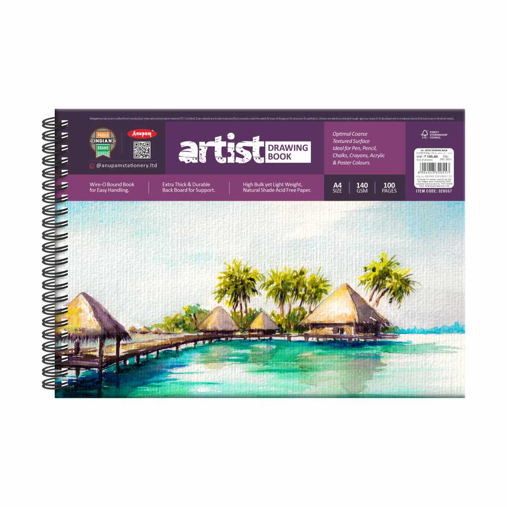 Anupam Artist Drawing Book – 140GSM Anupam Artist Drawing Book – 140GSM