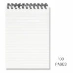 Anupam Spiral Jotting Pads-Lined College Ruled Paper Assorted Covers-Spiral Notebook-Memo Pads-100 pages (Pack)