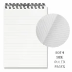 Anupam Spiral Jotting Pads-Lined College Ruled Paper Assorted Covers-Spiral Notebook-Memo Pads-100 pages (Pack)