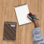 Anupam Spiral Jotting Pads-Lined College Ruled Paper Assorted Covers-Spiral Notebook-Memo Pads-100 pages (Pack 5)