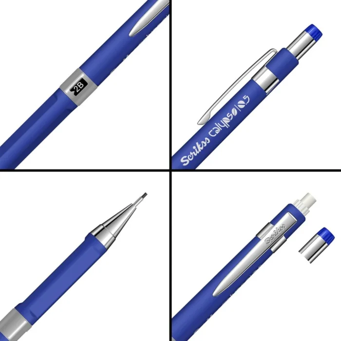 Scrikss | Calypso 0.5mm | Mechanical Pencil | Blue