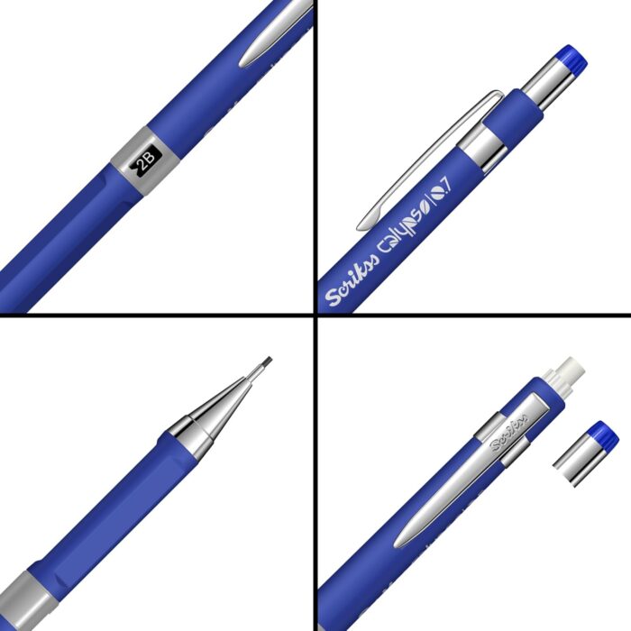 Scrikss Calypso 0.7mm Mechanical Pencil Blue