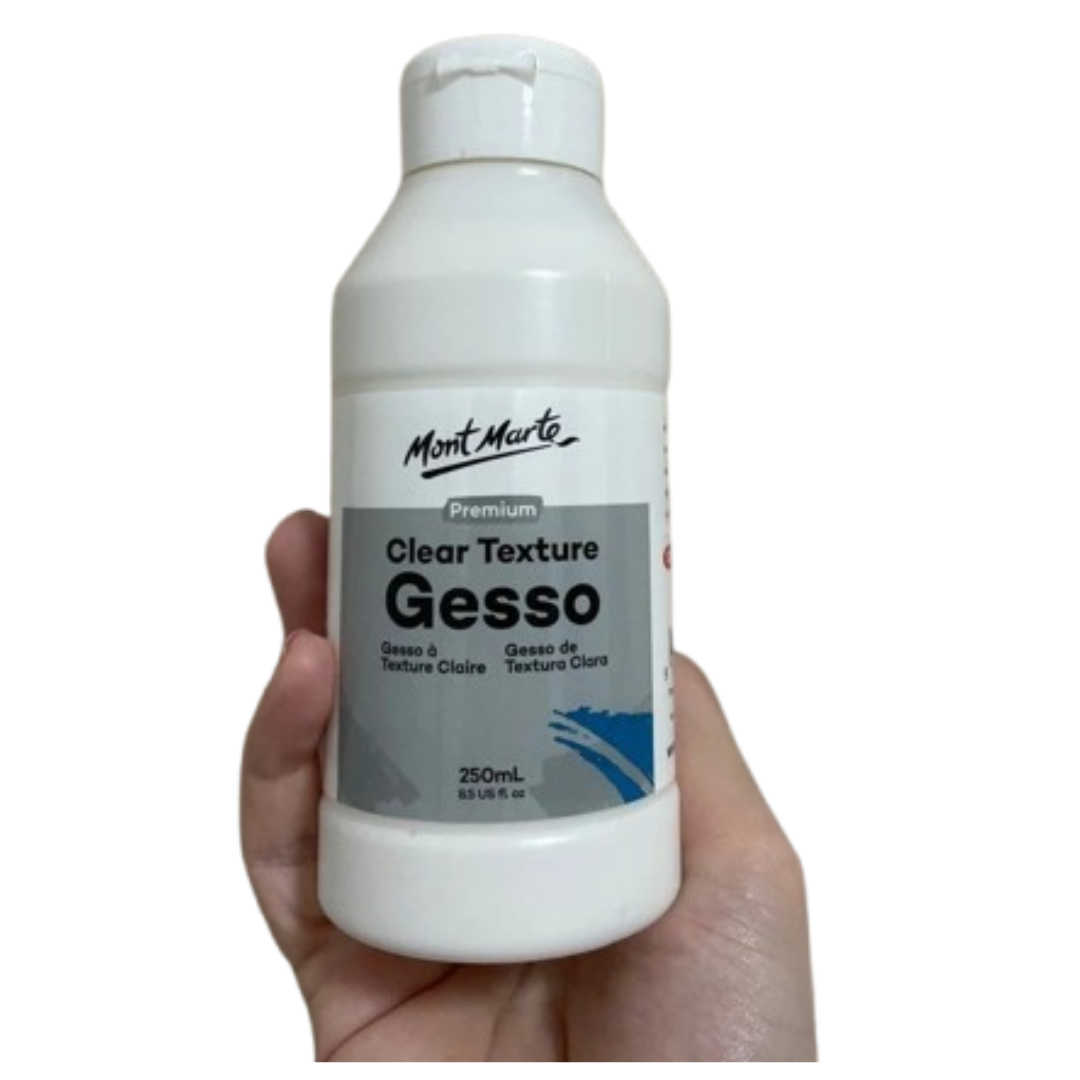 Smiley Stamp Set OF 10 (4) Mont Marte Clear Texture Gesso Premium 250ml