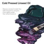 Winsor & Newton Cold Pressed Linseed Oil – 75ml