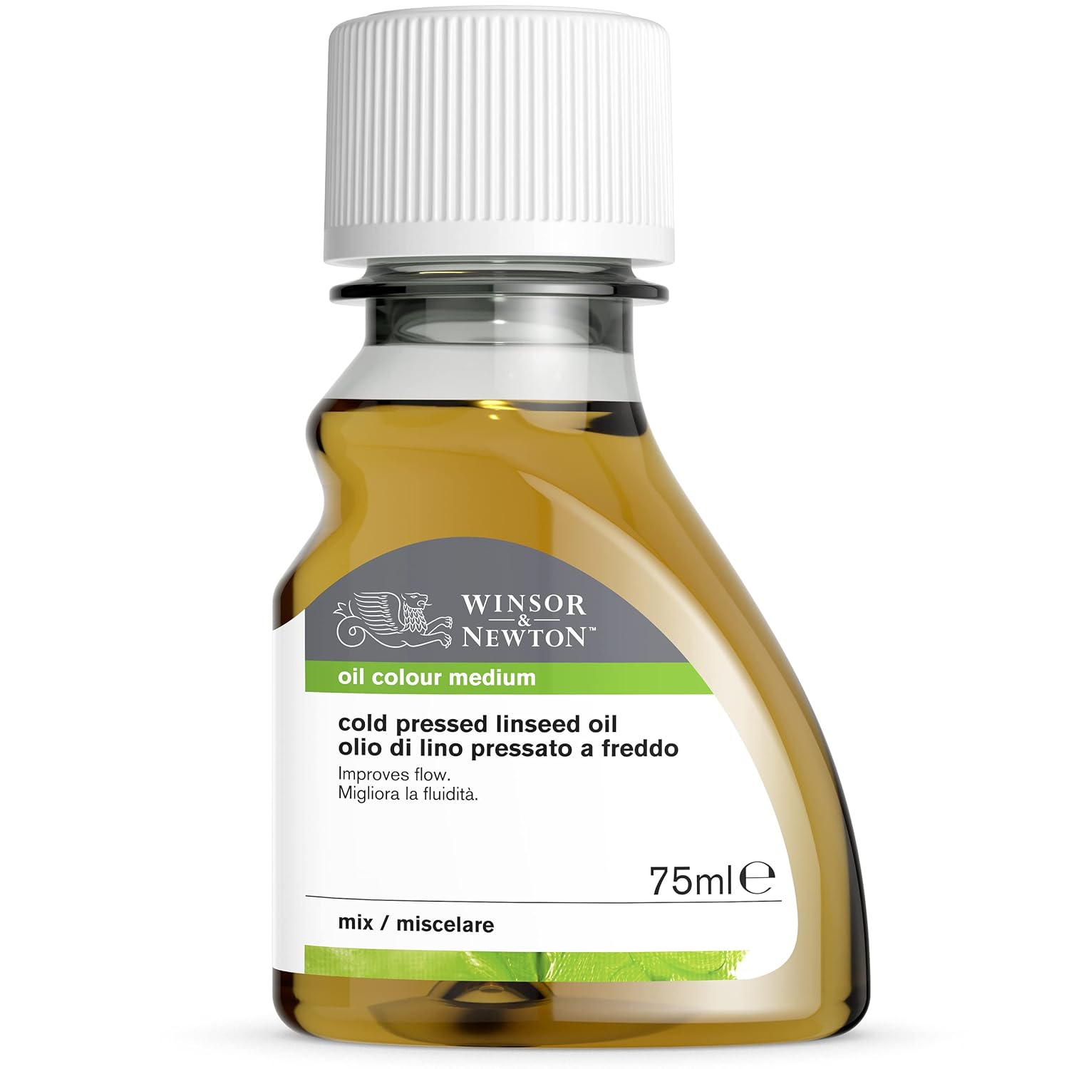 Winsor & Newton Cold Pressed Linseed Oil – 75ml Winsor & Newton Cold Pressed Linseed Oil 75ml