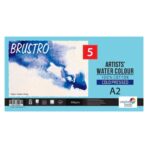 Brustro Artists’ Watercolour paper 100% cotton CP 300 Gsm A2 (5 Sheets)