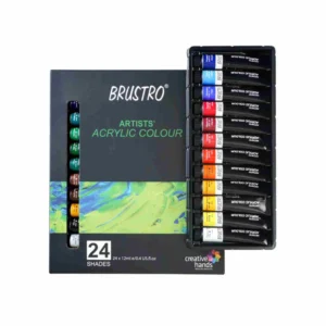 BRUSTRO Acrylic Paint colour set Set of 24 Colours X 12ml Tubes