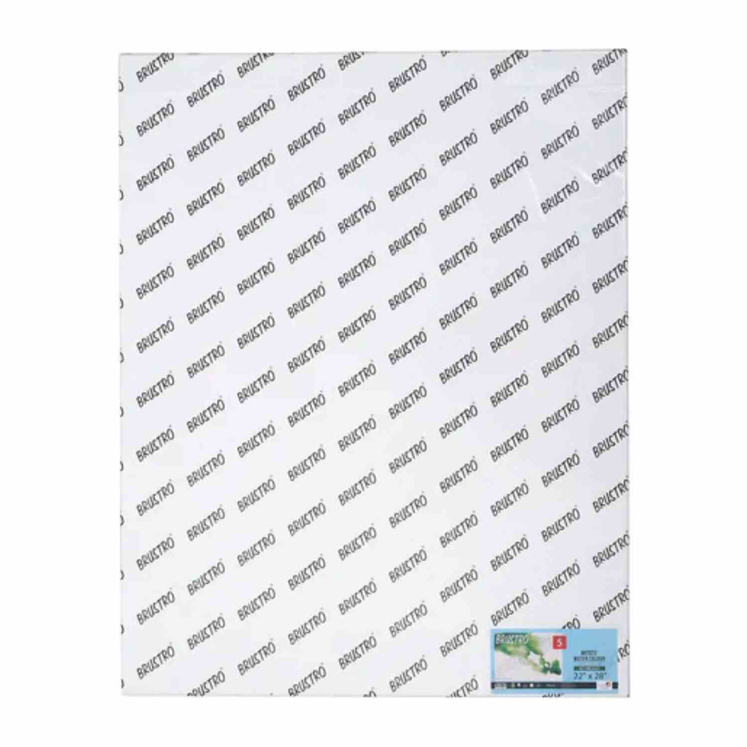 Brustro1213 Brustro Artists’ Watercolour paper 100% cotton HP 300 Gsm 22"x 28" (5 Sheets) - Image 1